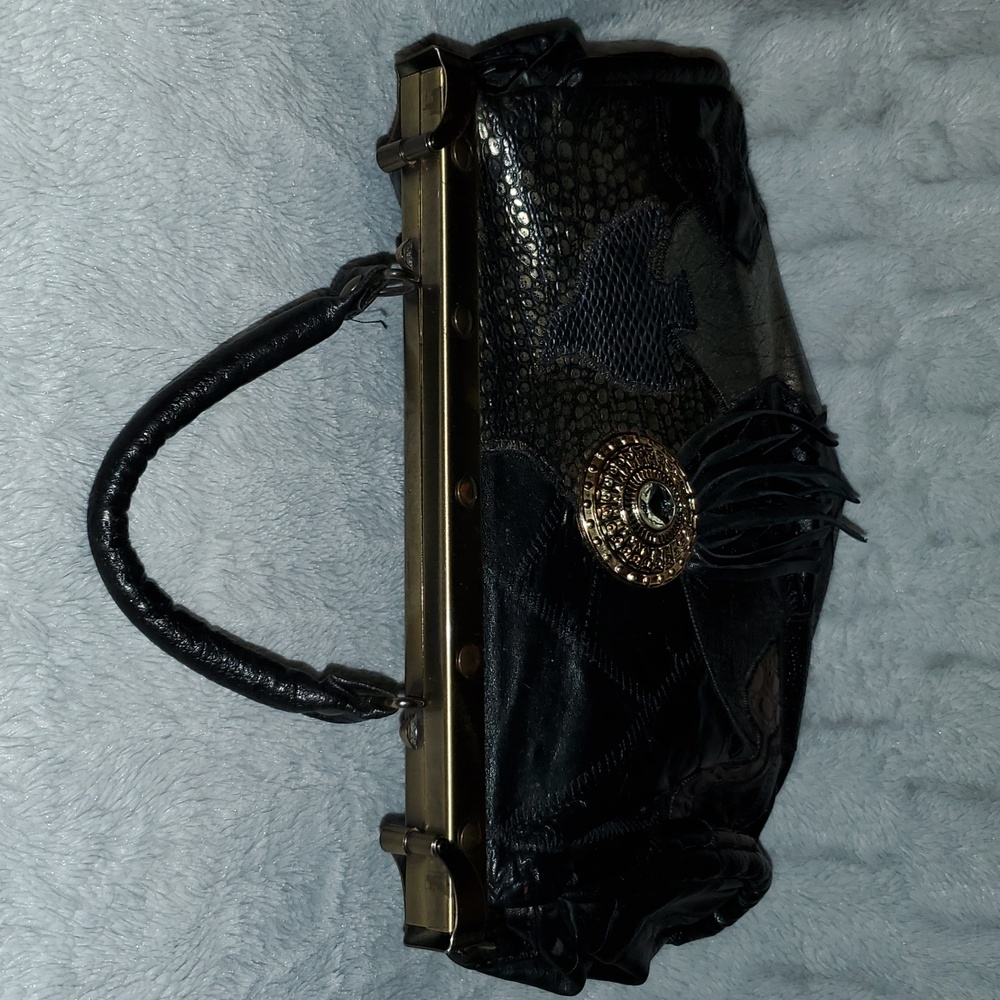 Vintage Patchwork Handbag - image 7